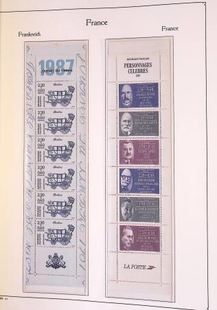 Collection timbres neuf de France en 3 albums