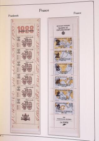 Collection timbres neuf de France en 3 albums