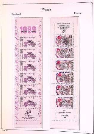 Collection timbres neuf de France en 3 albums