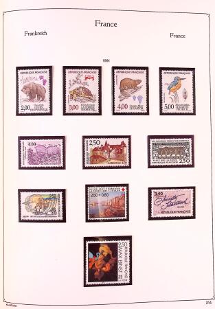 Collection timbres neuf de France en 3 albums