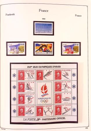 Collection timbres neuf de France en 3 albums