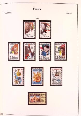Collection timbres neuf de France en 3 albums