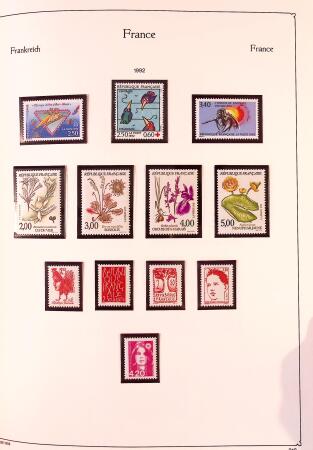 Collection timbres neuf de France en 3 albums