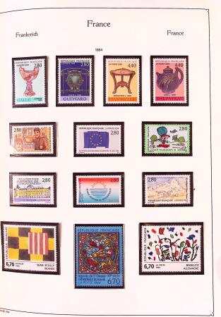 Collection timbres neuf de France en 3 albums