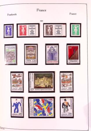 Collection timbres neuf de France en 3 albums