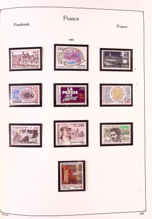 Collection timbres neuf de France en 3 albums