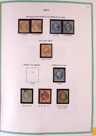 Collection timbres oblitérés de France en 3 albums