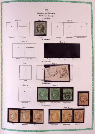 Collection timbres oblitérés de France en 3 albums