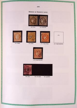 Collection timbres oblitérés de France en 3 albums