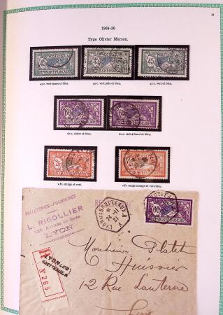 Collection timbres oblitérés de France en 3 albums