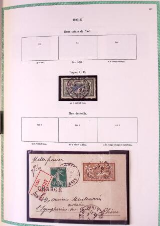 Collection timbres oblitérés de France en 3 albums