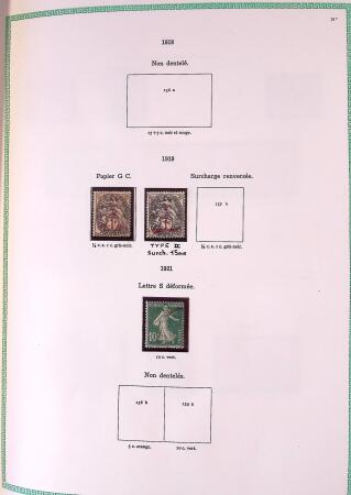 Collection timbres oblitérés de France en 3 albums