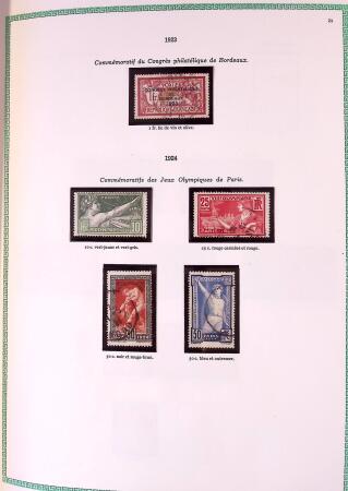 Collection timbres oblitérés de France en 3 albums