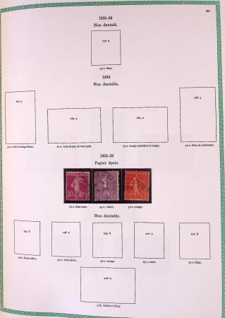 Collection timbres oblitérés de France en 3 albums