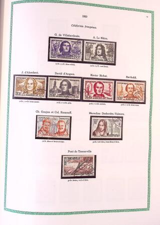 Collection timbres oblitérés de France en 3 albums