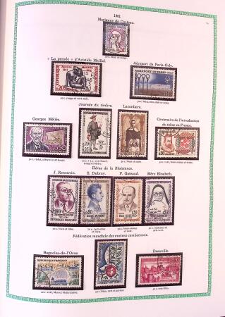 Collection timbres oblitérés de France en 3 albums