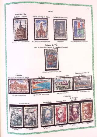 Collection timbres oblitérés de France en 3 albums