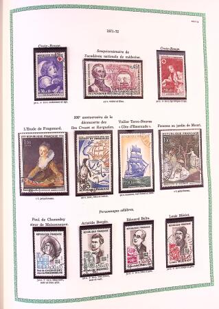 Collection timbres oblitérés de France en 3 albums