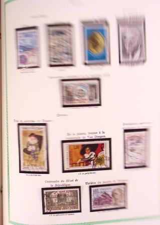 Collection timbres oblitérés de France en 3 albums