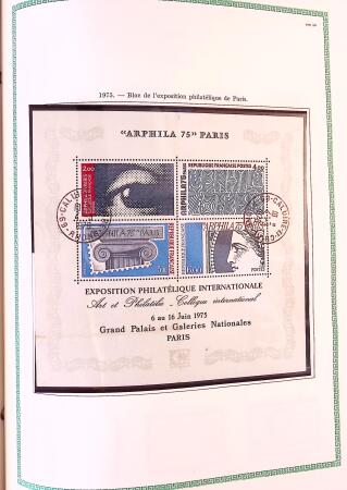 Collection timbres oblitérés de France en 3 albums