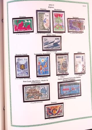 Collection timbres oblitérés de France en 3 albums