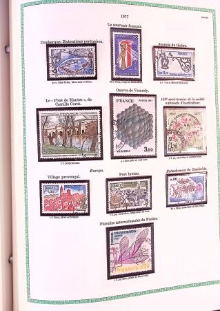 Collection timbres oblitérés de France en 3 albums