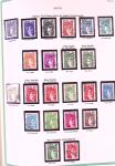 Collection timbres oblitérés de France en 3 albums