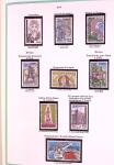 Collection timbres oblitérés de France en 3 albums