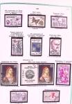 Collection timbres oblitérés de France en 3 albums