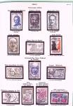 Collection timbres oblitérés de France en 3 albums