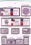 Collection timbres oblitérés de France en 3 albums