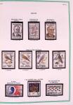 Collection timbres oblitérés de France en 3 albums