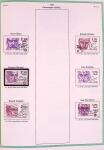 Collection timbres oblitérés de France en 3 albums