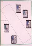 Collection timbres oblitérés de France en 3 albums