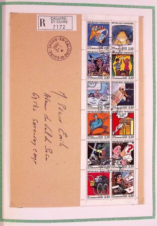 Collection timbres oblitérés de France en 3 albums