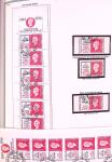 Collection timbres oblitérés de France en 3 albums