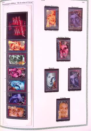 Collection timbres oblitérés de France en 3 albums