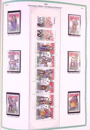 Collection timbres oblitérés de France en 3 albums
