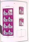 Collection timbres oblitérés de France en 3 albums