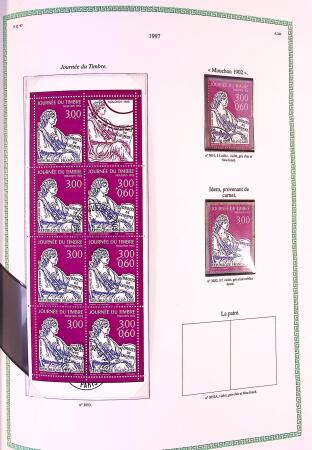 Collection timbres oblitérés de France en 3 albums