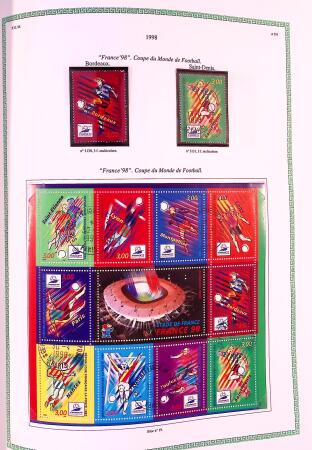 Collection timbres oblitérés de France en 3 albums