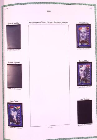 Collection timbres oblitérés de France en 3 albums