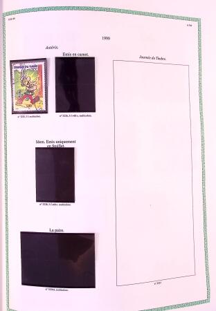 Collection timbres oblitérés de France en 3 albums
