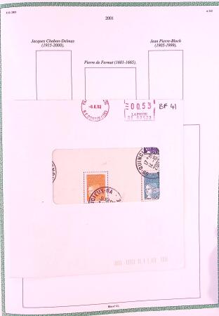 Collection timbres oblitérés de France en 3 albums