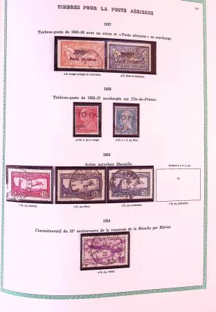 Collection timbres oblitérés de France en 3 albums