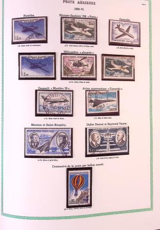 Collection timbres oblitérés de France en 3 albums