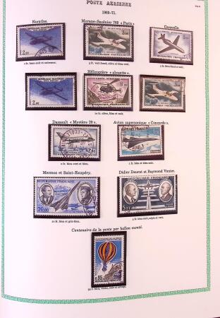Collection timbres oblitérés de France en 3 albums