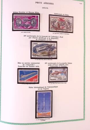 Collection timbres oblitérés de France en 3 albums
