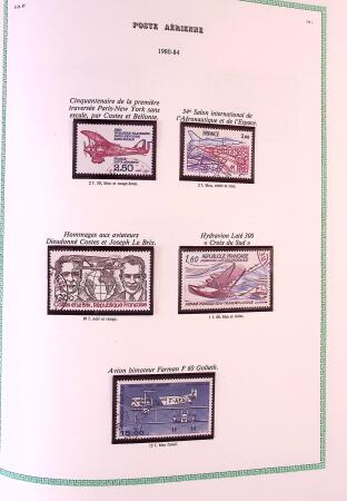 Collection timbres oblitérés de France en 3 albums