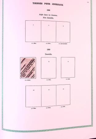 Collection timbres oblitérés de France en 3 albums